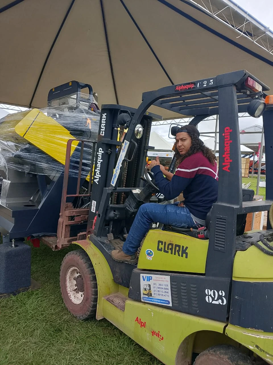 Operação na Expo Agro Brasília